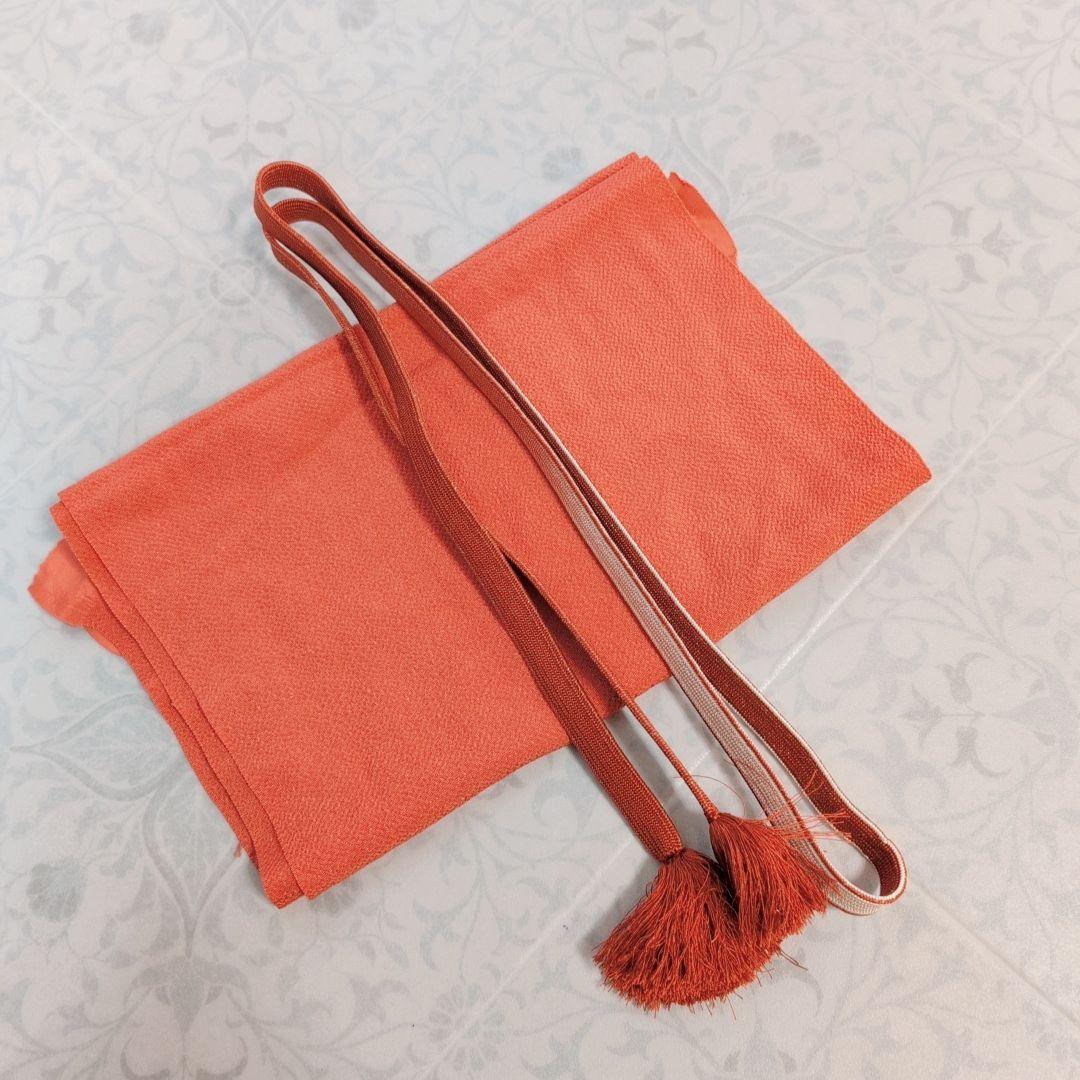 訪問着 フルセット 着物 正絹 赤 金 楽器 笛 バチ衿 O5 - メルカリ