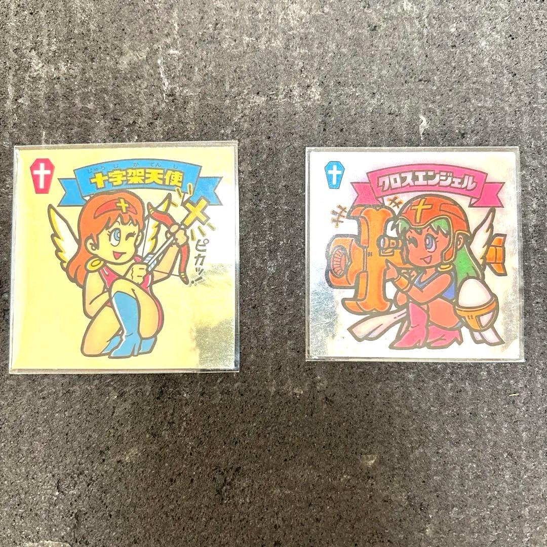 旧ビックリマンシール アイス版 クロスエンジェル 十字架天使ゴールド2