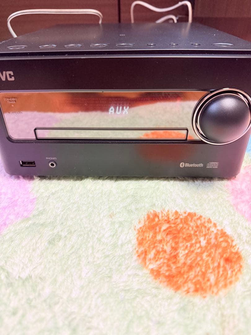JVC ミニコンポ ウッドコーンスピーカー付き CA-EXS5 新古品 - メルカリ