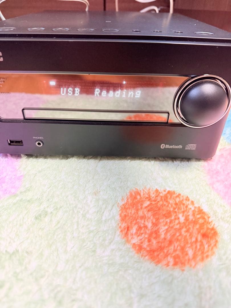 JVC ミニコンポ ウッドコーンスピーカー付き CA-EXS5 新古品 - メルカリ