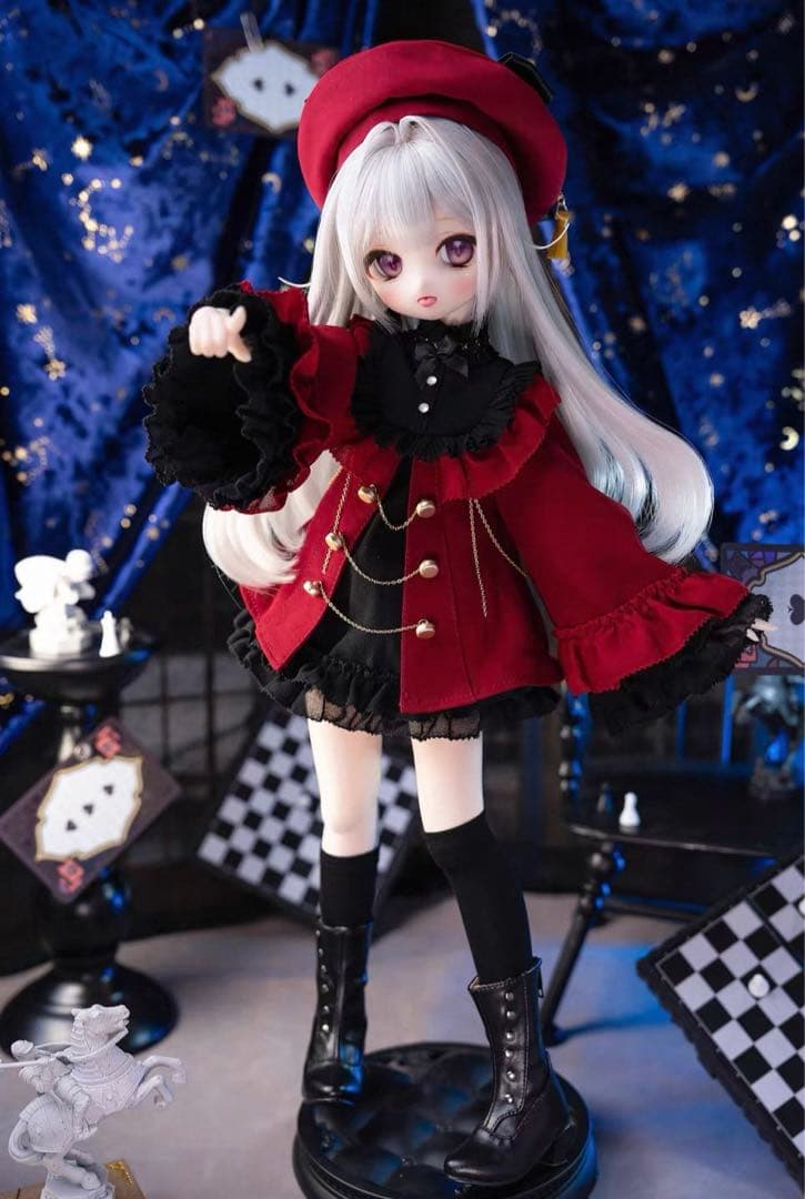 ディーラー様製 4分サイズ お洋服 赤色 海外BJD MDD MSDなど - メルカリ