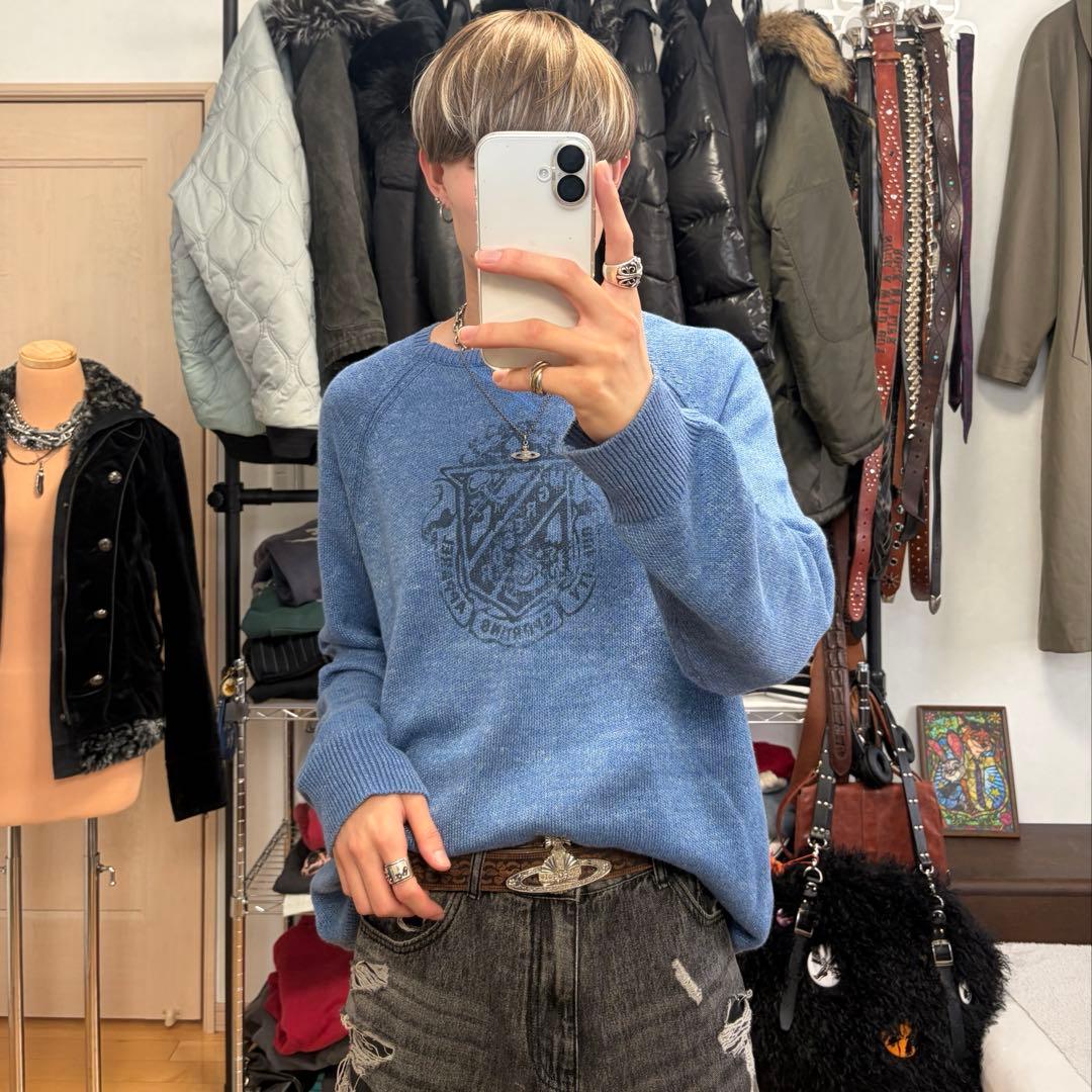 McGREGOR エンブレム ニット y2k グランジ archive - メルカリ