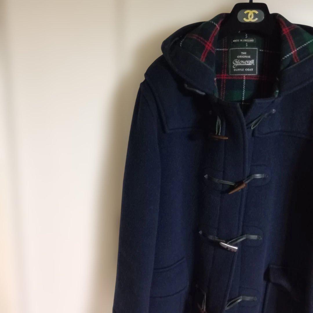 Gloverall　ダッフルコート　90年代　ネイビー　52 イギリス製 古着 90年代 グローバーオール GLOVERALL ダッフルコート 英国製