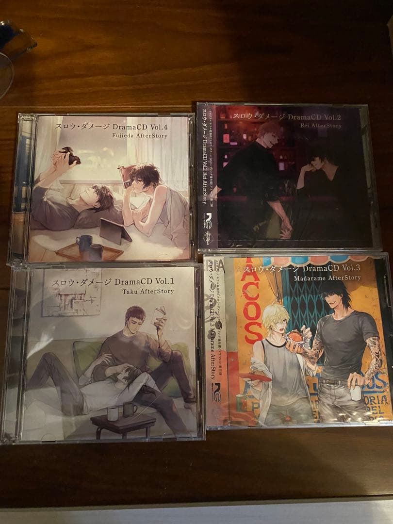 スロウダメージ　ドラマCD4枚セット ドラマCD「スロウ・ダメージ DramaCD Vol.2 Rei AfterStory