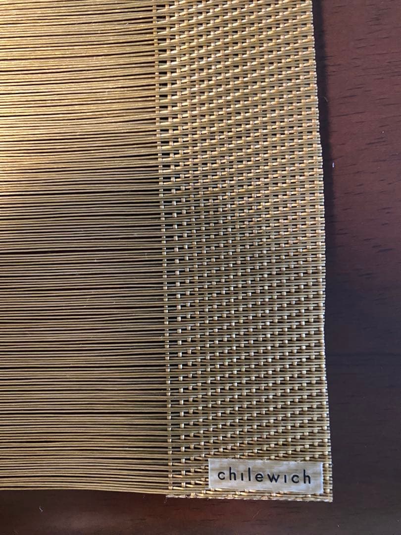 chilewich TuxedoGold ランチョンマット36x48cm 5枚組 - メルカリ