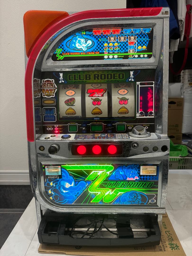 【希少】クラブロデオ T スロット 不要機 実機 家庭用電源 パチスロ実機 楽天市場】《家庭用パチスロ》ディスクアップ ☆サミー☆ コイン不要機