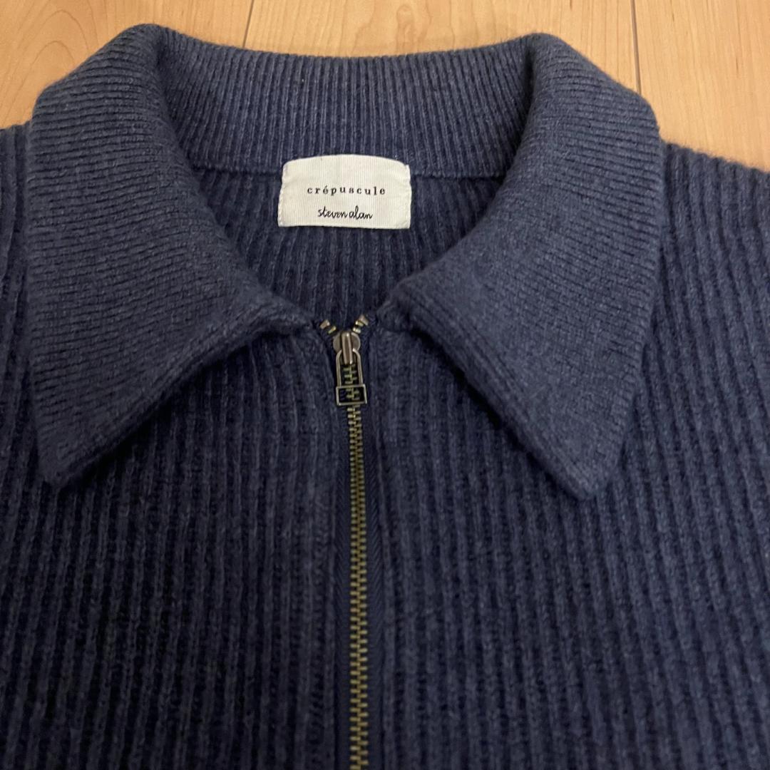 22aw Crepuscule x Steven Alan Zip Polo 1 - メルカリ