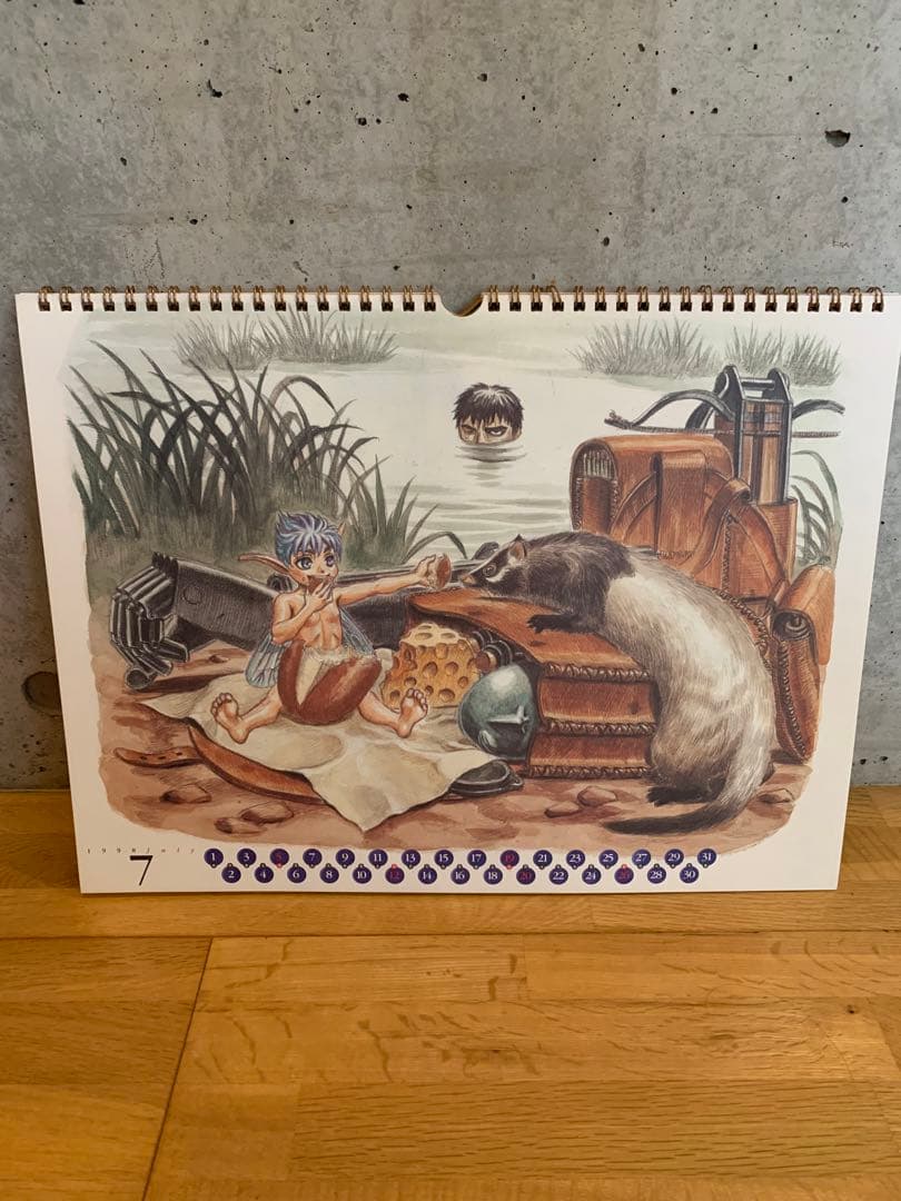 貴重】三浦健太郎 ベルセルク Berserk 1998 Calendar 美品 - メルカリ