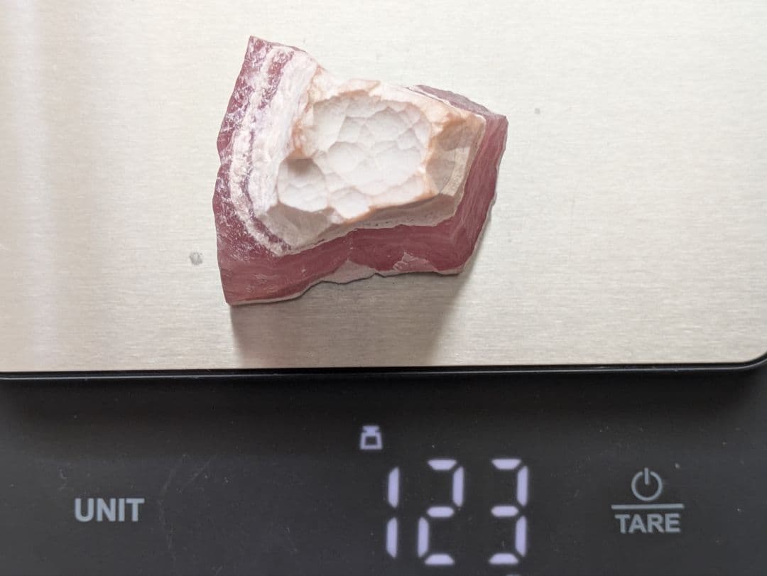 K*8様 北海道産 菱マンガン鉱 標本 123g ロードクロサイト - メルカリ