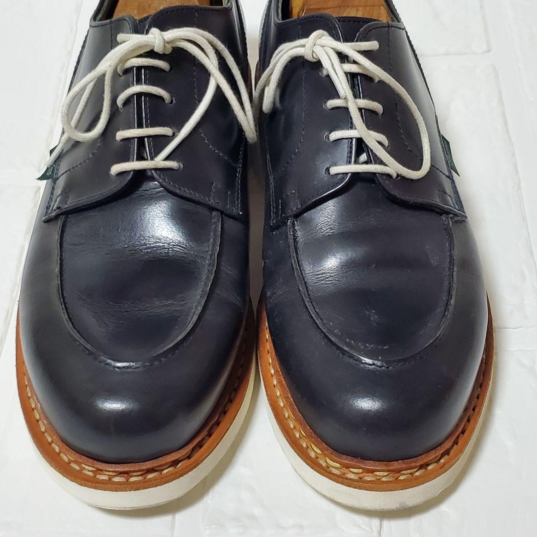 極美品 パラブーツ シャンボード ネイビー サイズ違い(25.5 24.5