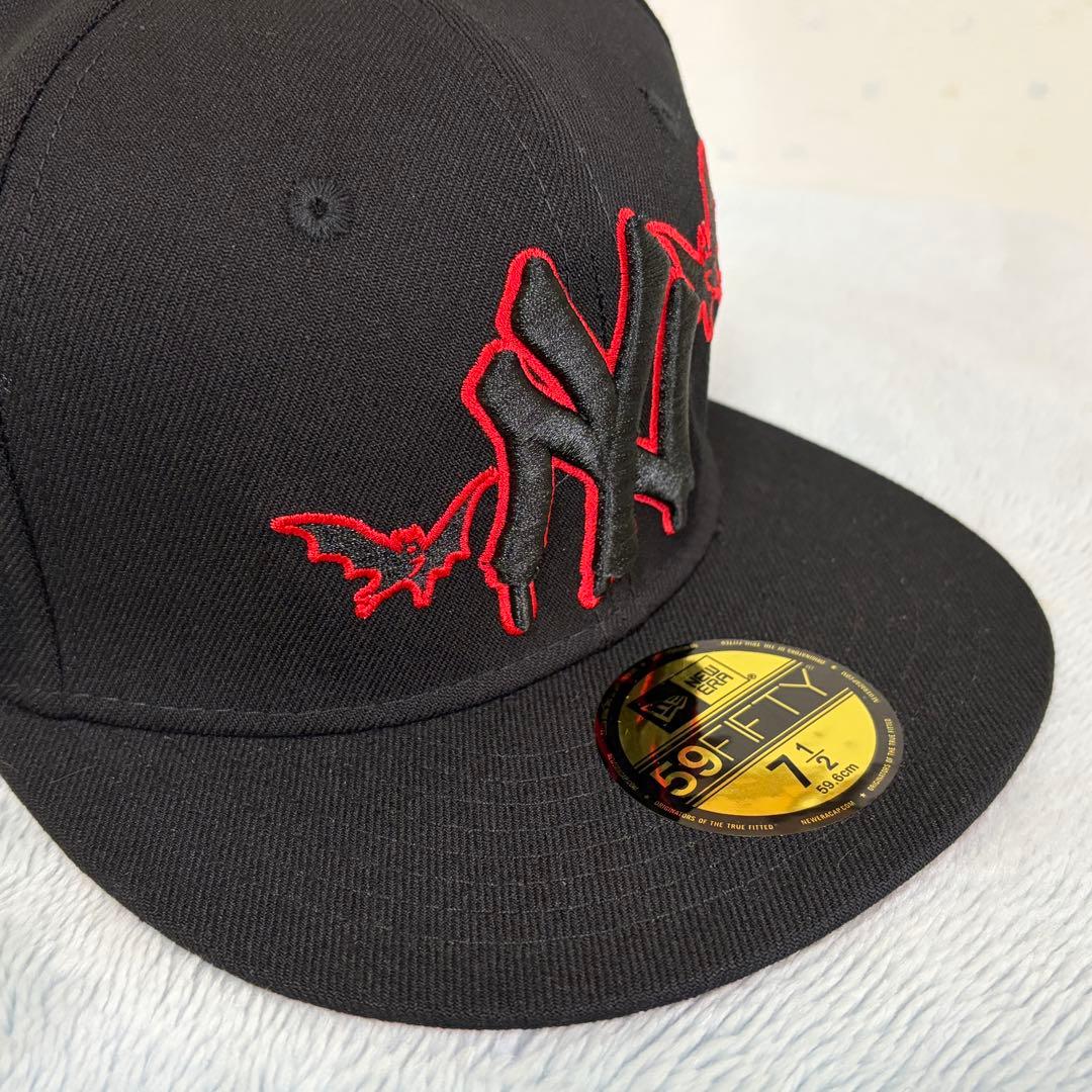 未使用】海外限定 59FIFTY NY BATMAN 蝙蝠カスタム 7 1/2 - メルカリ