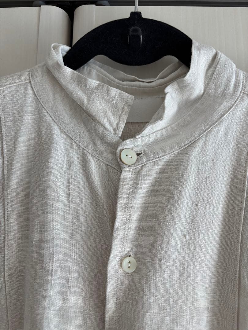 フランスアンティーク ワークシャツ シャツワンピ リネン 羊飼い