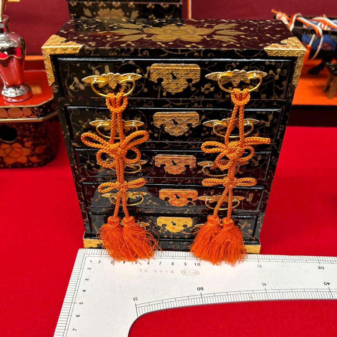 326】ひな祭り＊45号9品雛道具木製