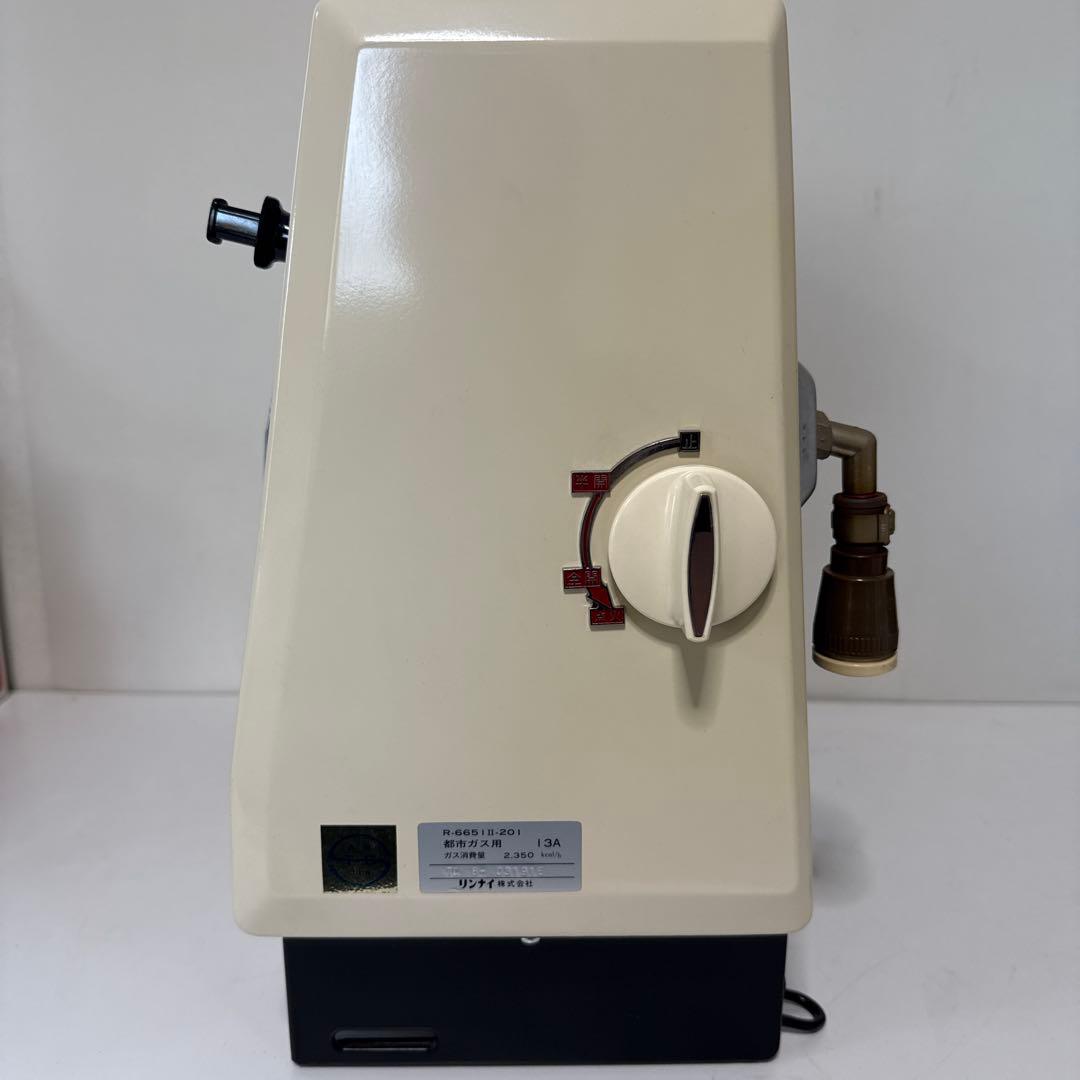 昭和レトロ リンナイ ガスストーブ R-665I II-201 当時物 - メルカリ