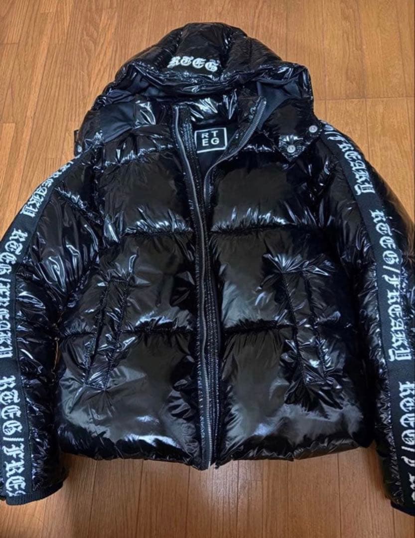 希少 アダムスジャグラー RTEG O.E ブルゾンダウンジャケット M