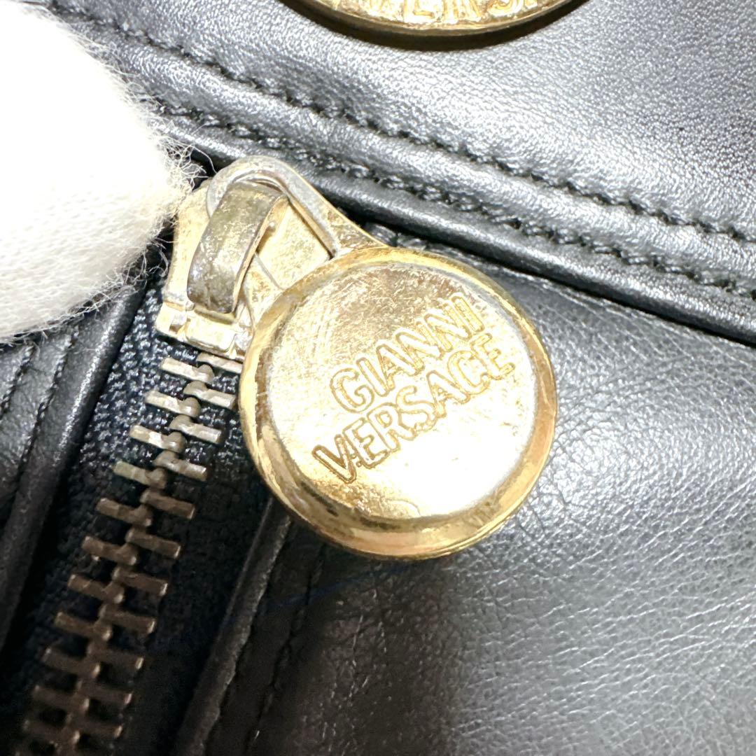 VERSACE リュック レザー ショルダーバッグ サンバースト メデューサ