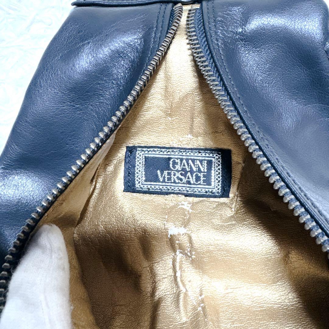 VERSACE リュック レザー ショルダーバッグ サンバースト メデューサ