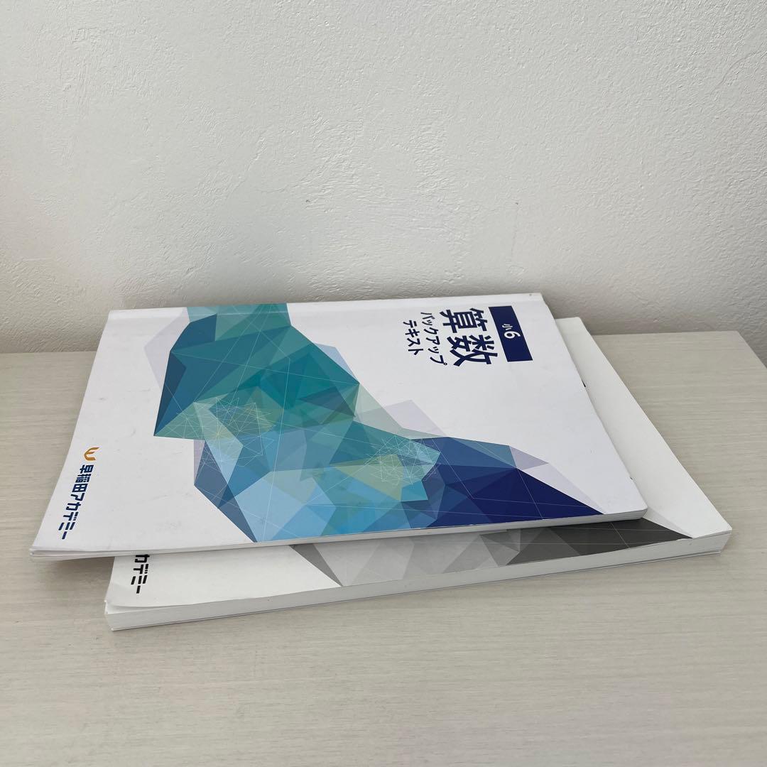 算数バックアップテキスト 早稲田アカデミー 6年生 中学受験 - メルカリ