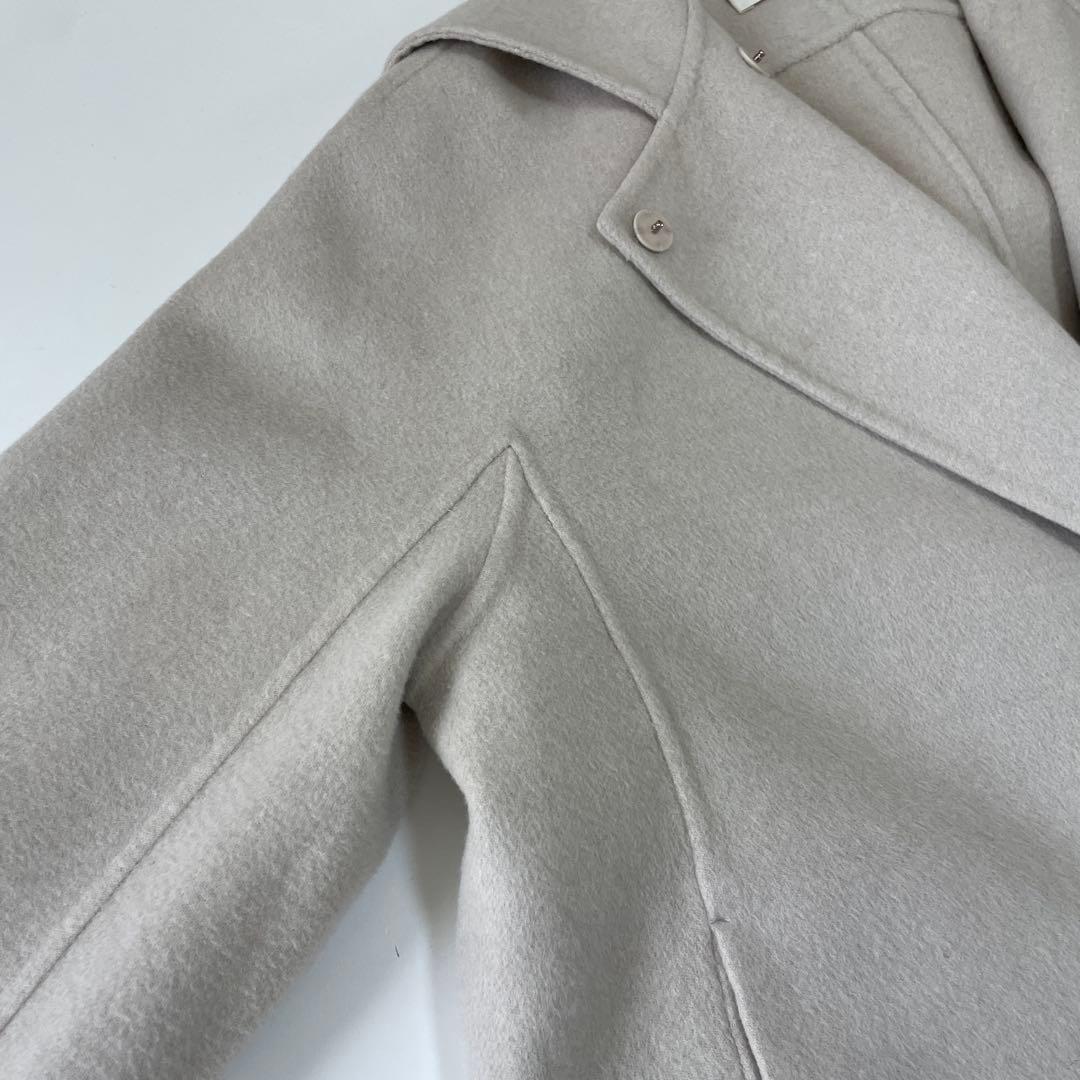 美品♡ ボールジィ プレミアムウール リバーフーデットコート ベージュ