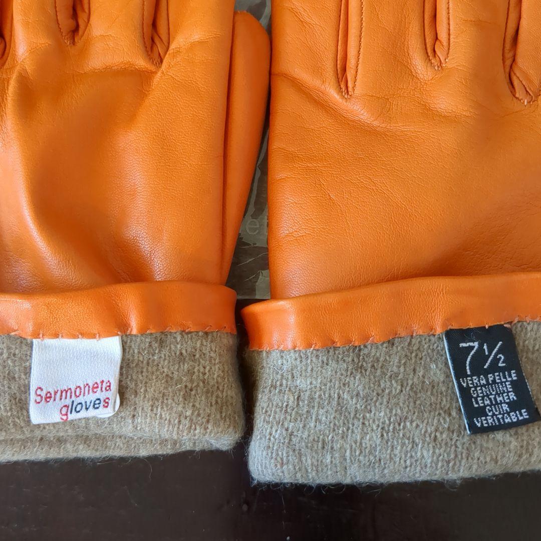 セルモネータグローブス 手袋 オレンジ サイズ7.5 Sermoneta - メルカリ
