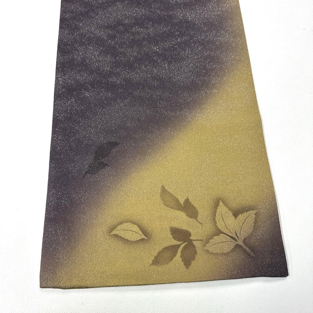 専用帯82 613 二本セット○日展作家 丹下雄介 高級 正絹 落款 袋帯