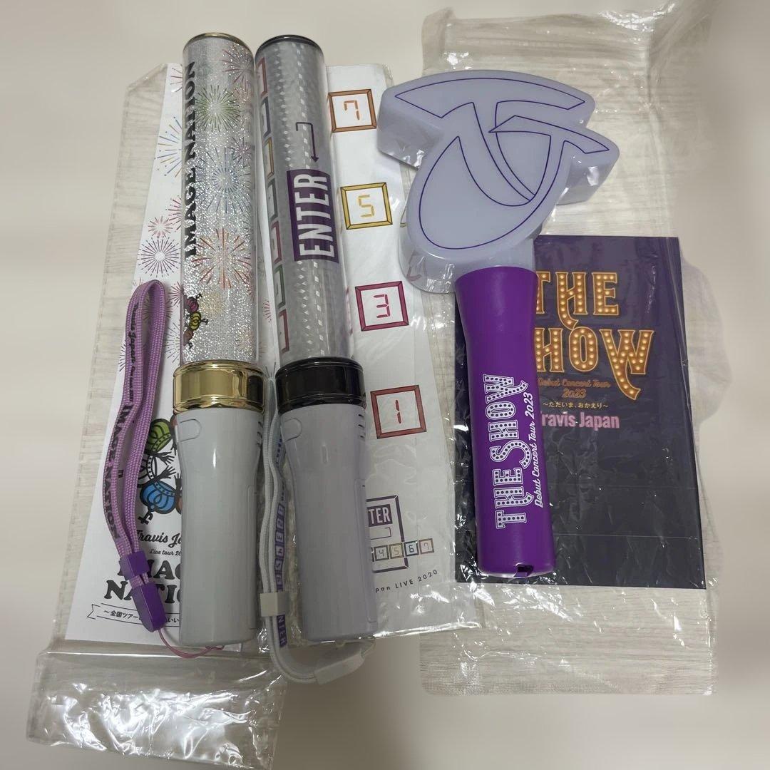 TravisJapan ペンライト 歴代3本セット 点灯確認済 電池付き - メルカリ