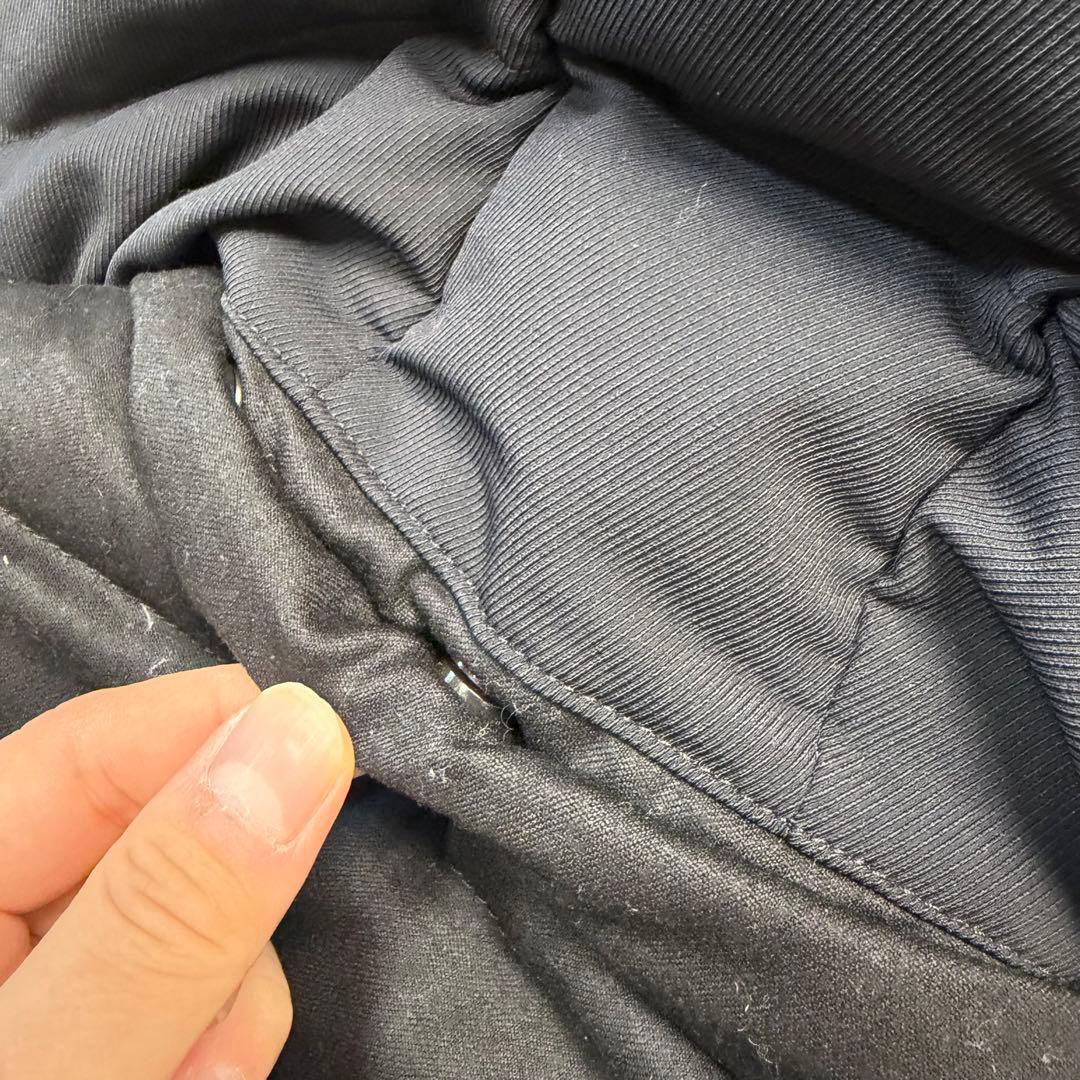 希少黒✨ タトラス ハイブリッドダウンジャケット 異素材 切替