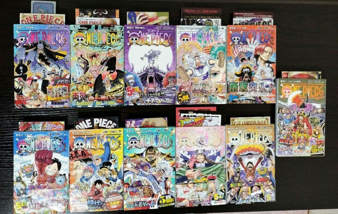 ONE PIECE ワンピース 全巻（1巻〜111巻）全て初版 帯、チラシ完備