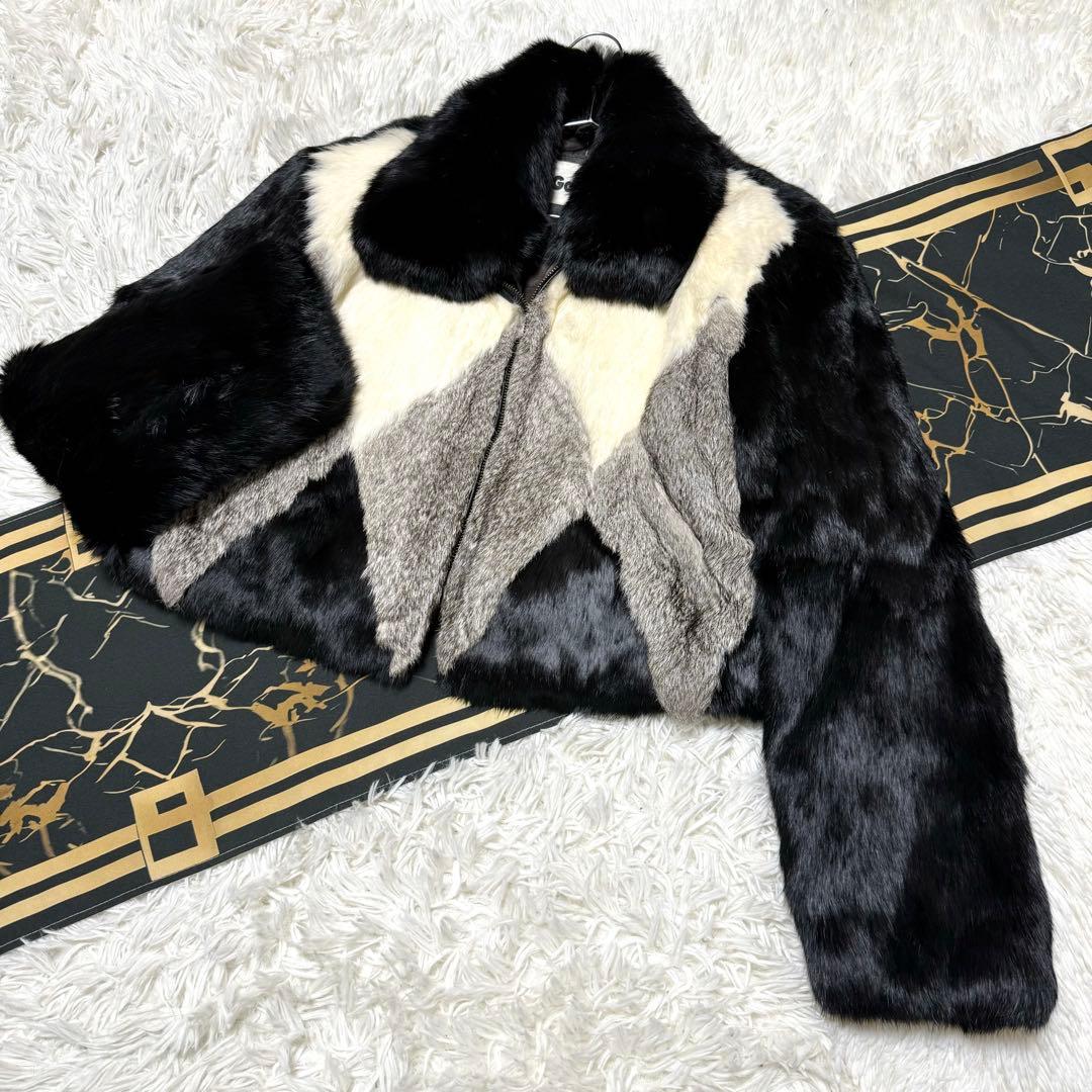 美品 23区L シルクネップヘリンボーンガウチョパンツ 44