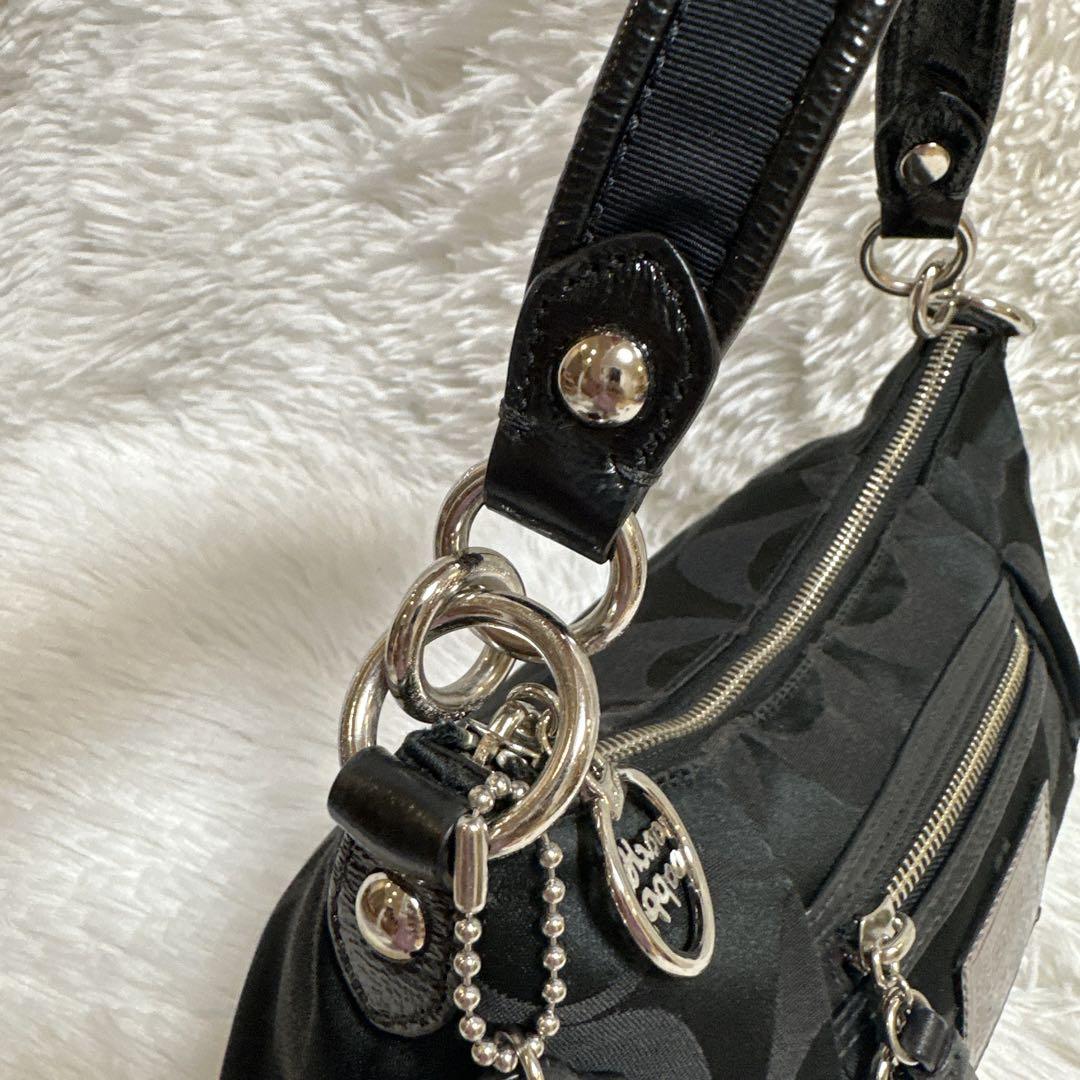 COACH コーチ ポピー 黒 ワンショルダーバッグ ハンドバッグ y2k