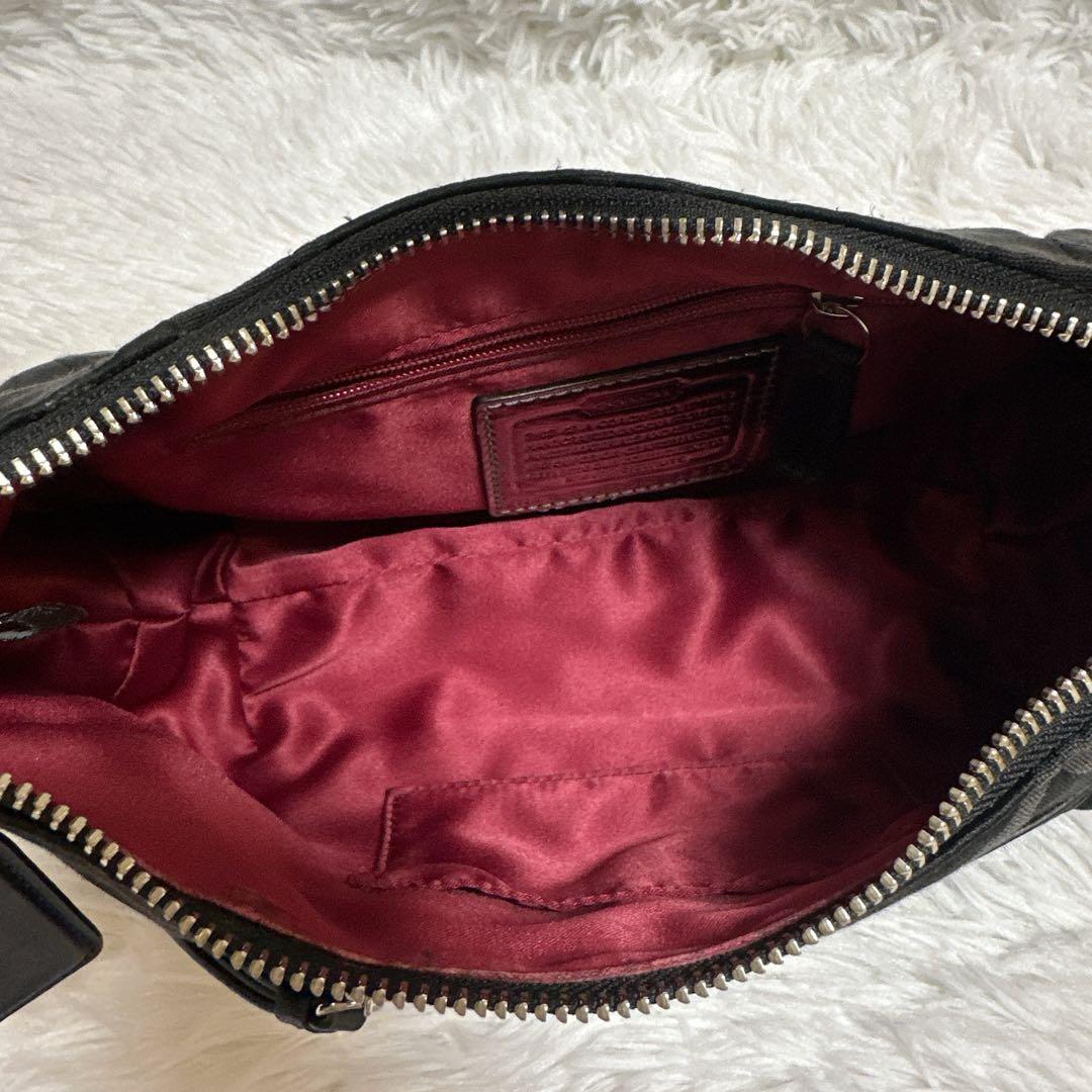 COACH コーチ ポピー 黒 ワンショルダーバッグ ハンドバッグ y2k