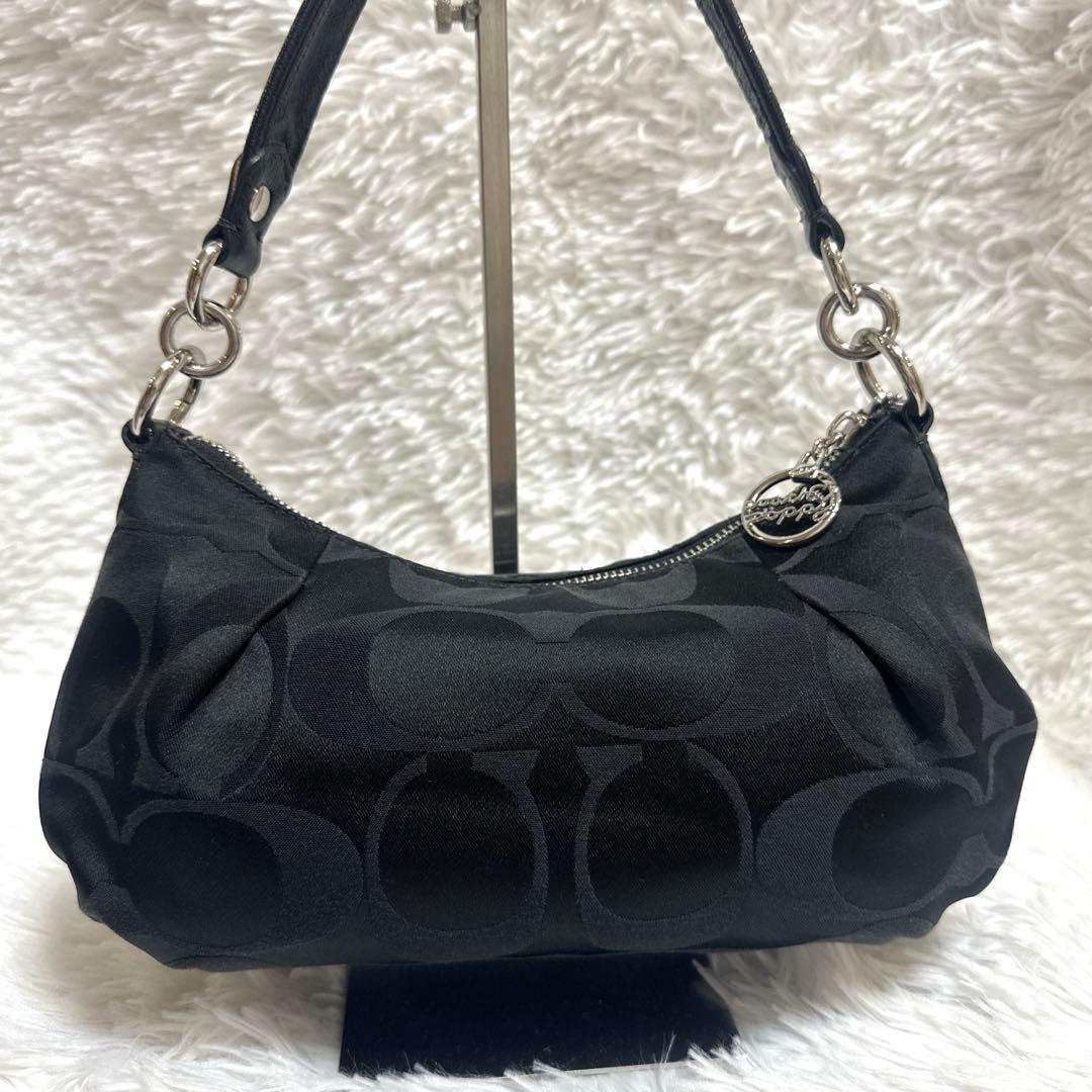 COACH コーチ ポピー 黒 ワンショルダーバッグ ハンドバッグ y2k