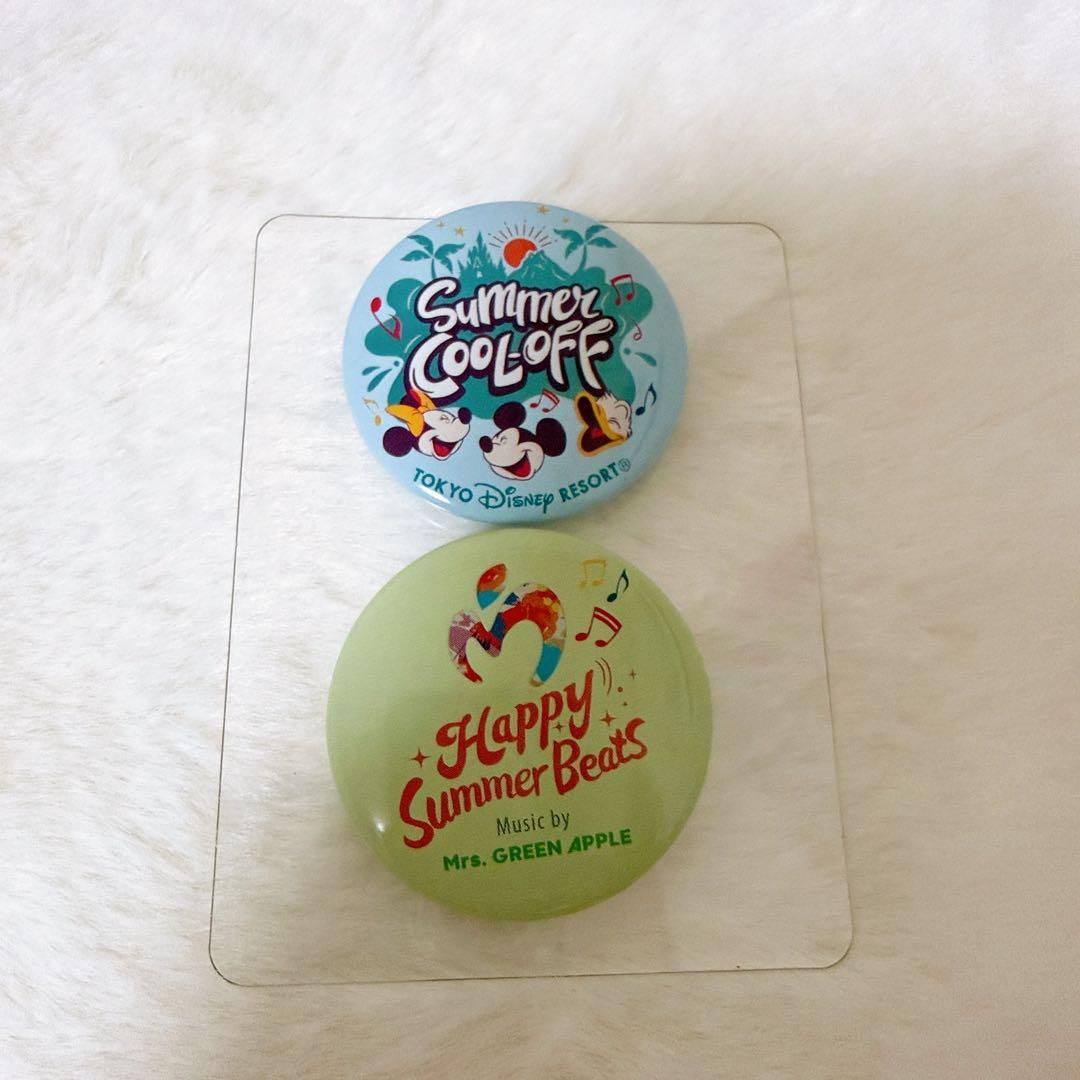 ディズニーリゾート ミセスグリーンアップル 缶バッジ - メルカリ