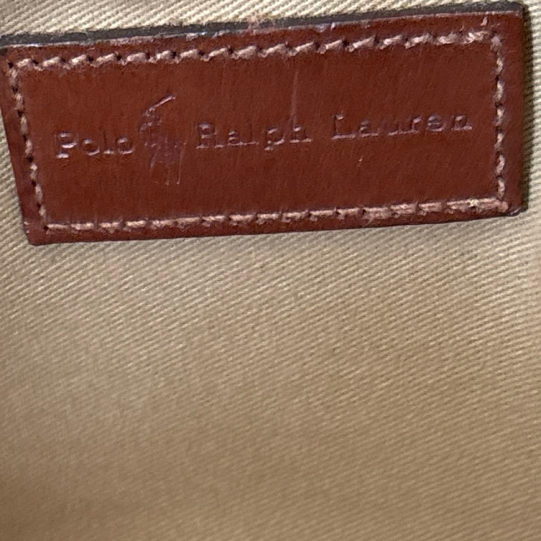 ポロラルフローレン ビジネスバッグ A4可能 千鳥格子 ブリーフケース