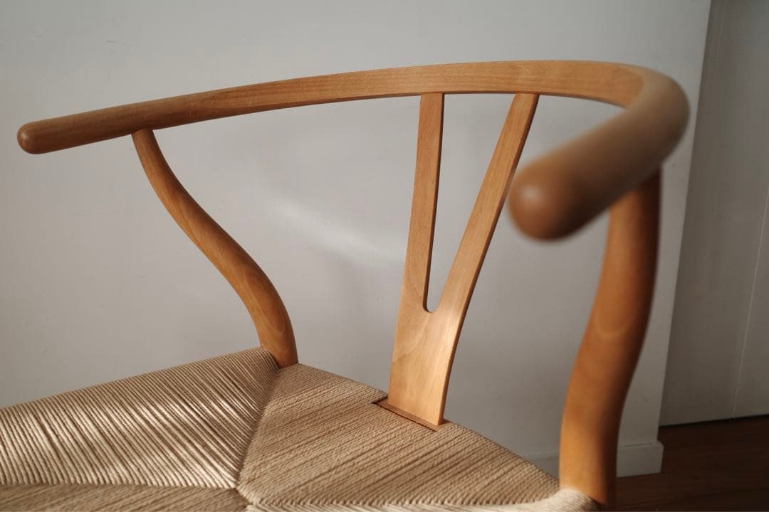 極美品【ヴィンテージ yチェア】ビーチ ペーパーコード新品 - メルカリ