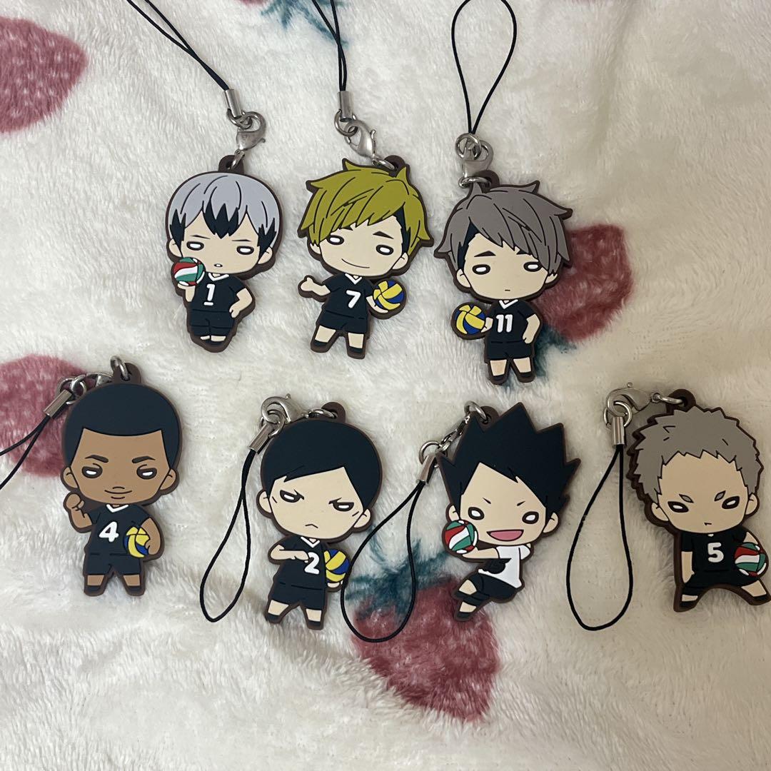 ハイキュー 稲荷崎 にとたん ラバーストラップ - メルカリ
