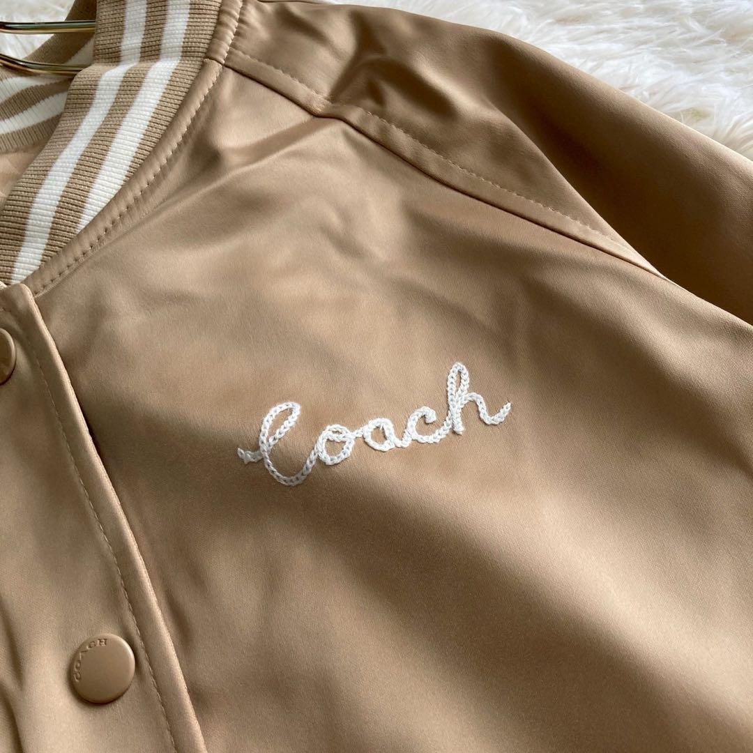 《美品》COACH リバーシブル スタジャン ベージュ カジュアル 2way
