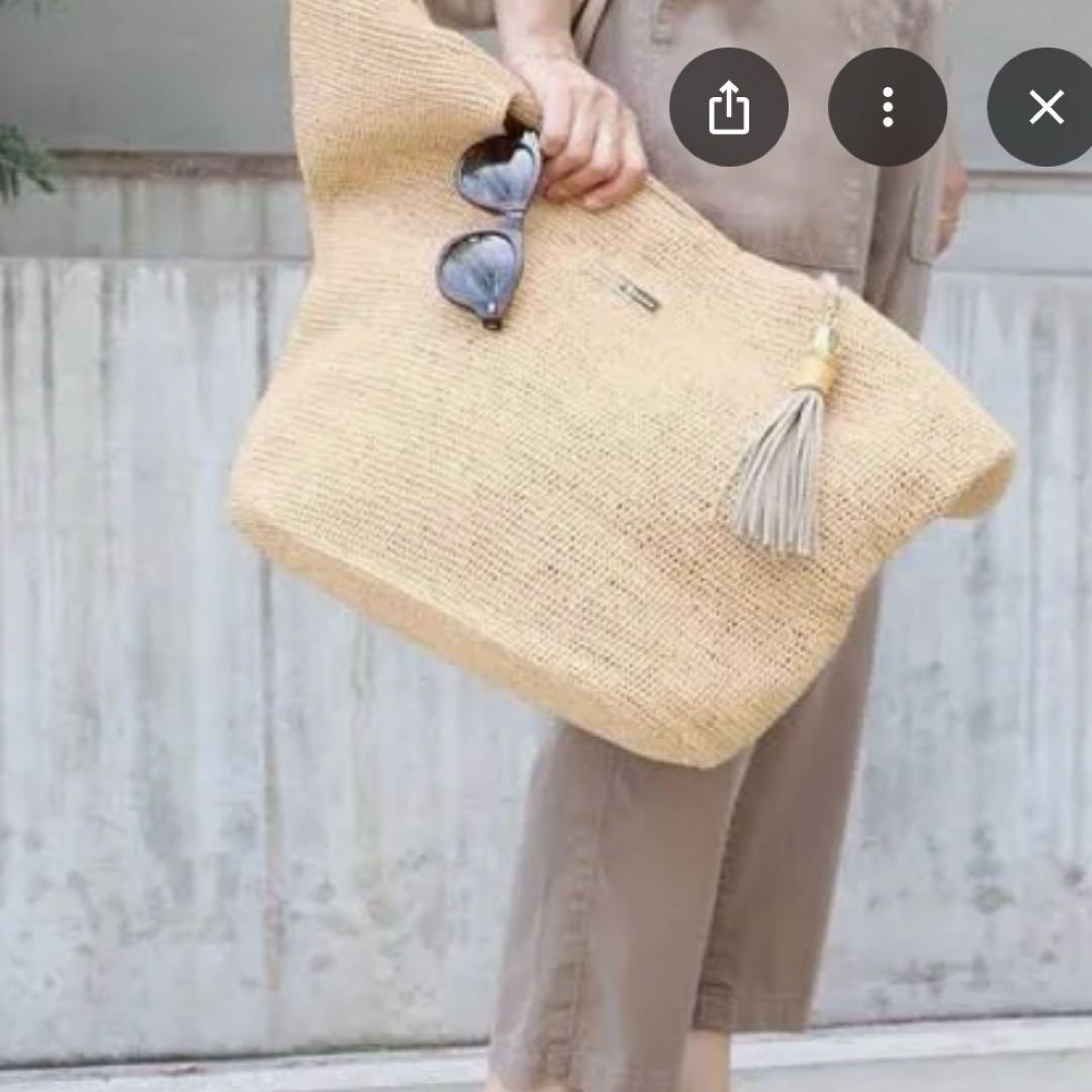 新品未使用品♪ HEIDI KLEIN ラフィアバッグ カゴバッグ フリンジ付き