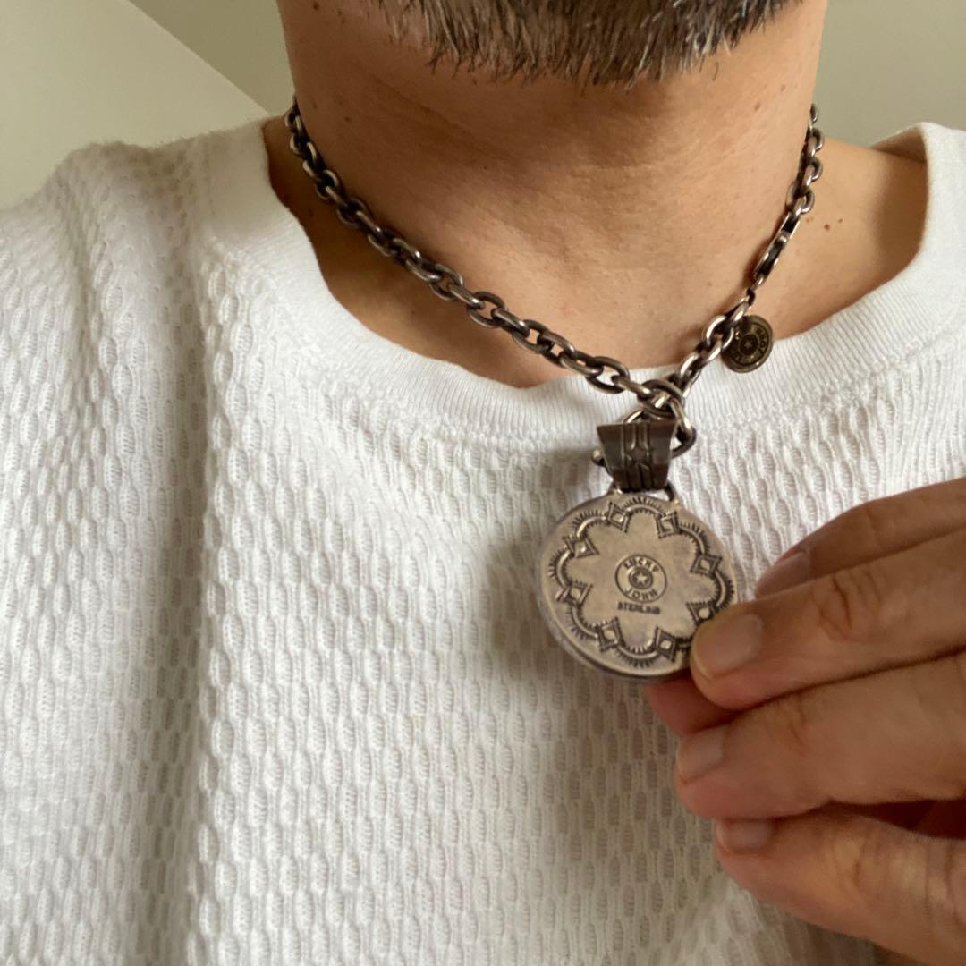 ラッキージョン スターオーバーレイペンダント 極太 ホピ ネックレス2