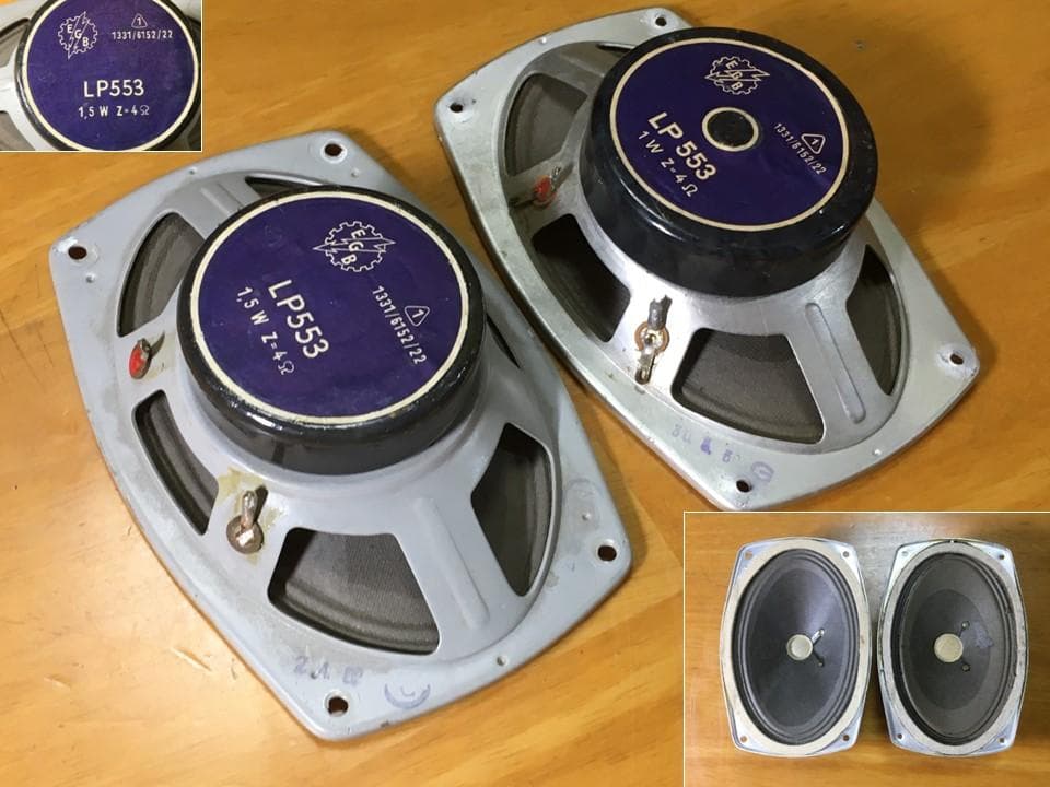 東独RFT/EGB ビンテージフルレンジユニット LP553 ペア