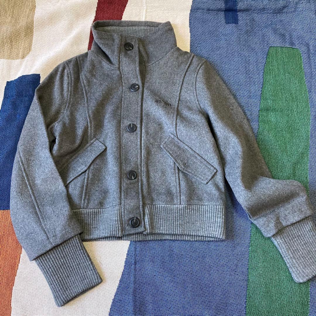ASON as”on ダンボ ウールジャケット グレー MUSINSA公式 | ASON DUMBO WOOL JACKET / GRAY