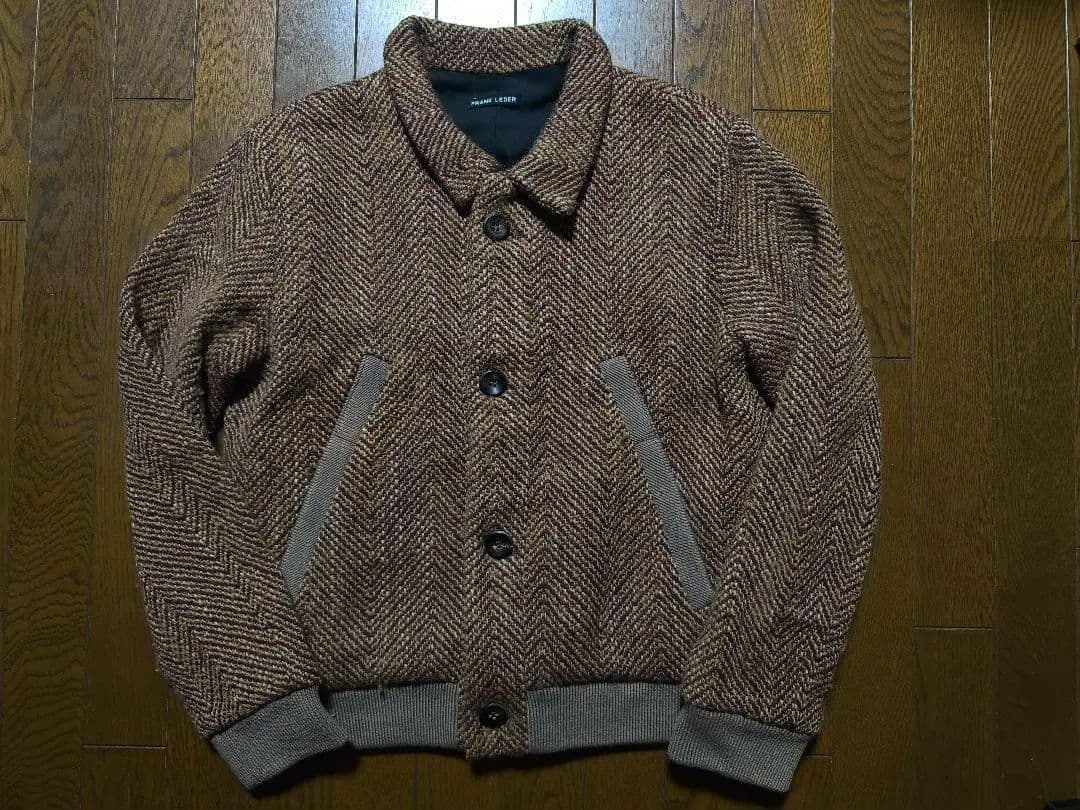 フランクリーダー　ミックスクールブルゾン　サイズS FRANK LEDER フランクリーダー メンズ カーディガン サイズ：S