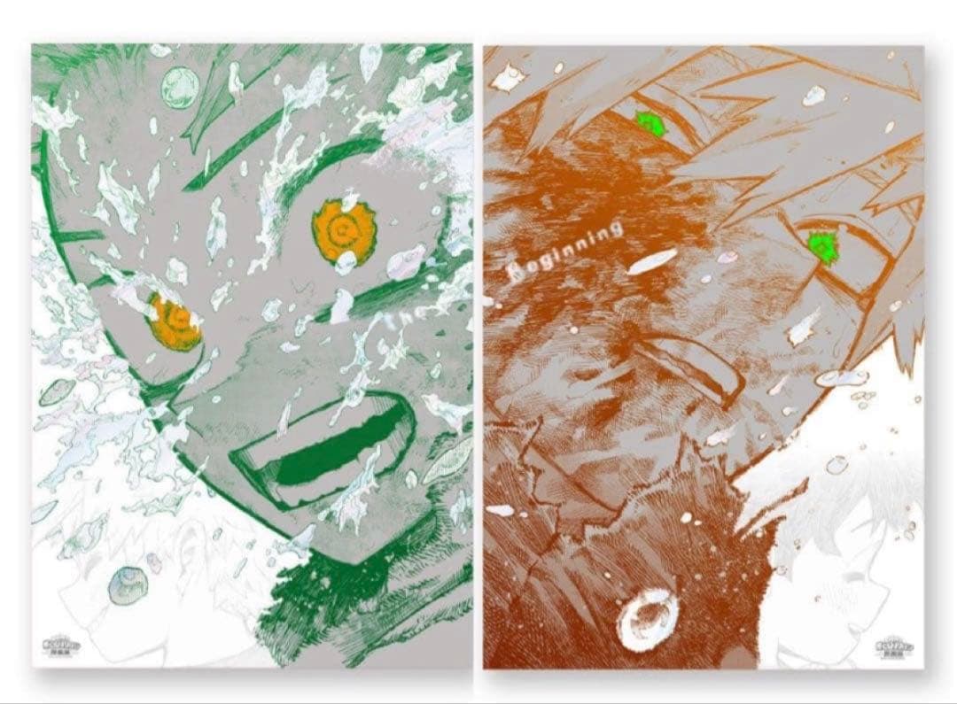 僕のヒーローアカデミア 原画展 A2アートポスター The beginning-公式