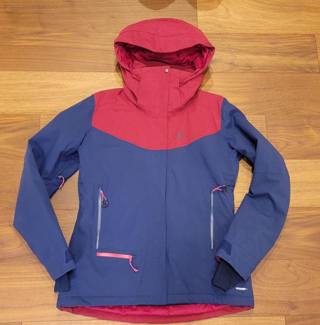【美品】SALOMON スキーウェア 上下セット レディース M SALOMON（サロモン） スキーウェア ジャケット レディース ヴェノム