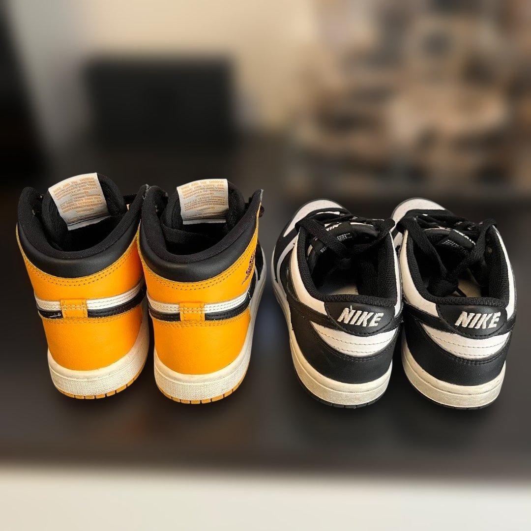 NIKE　19.5cm　ダンク・ジョーダン　2足セット