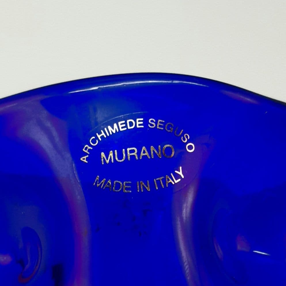 MURANO ARCHIMEDE SEGUSO ムラノ ブルー グラス - メルカリ