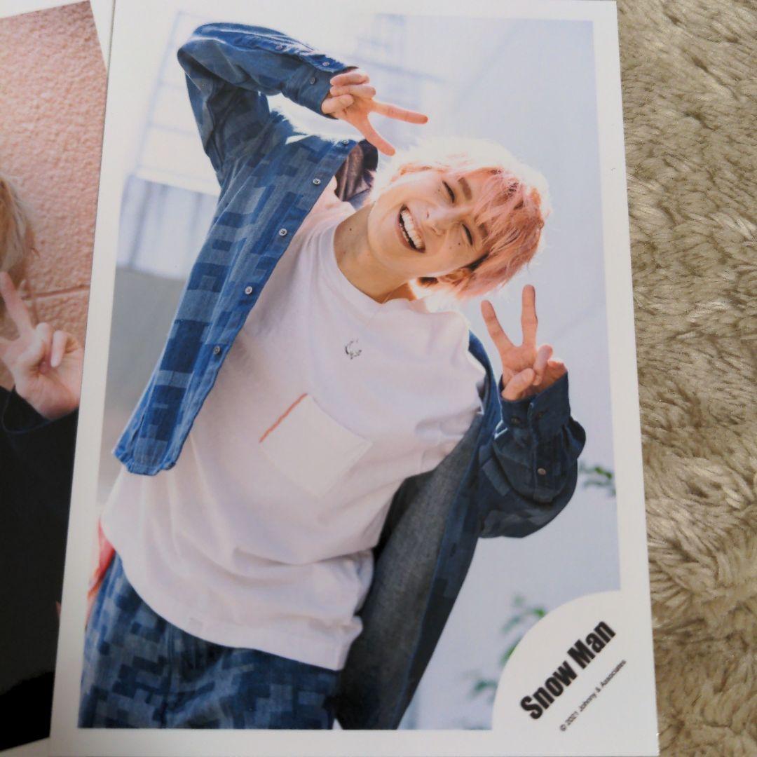 F【美品】snowman 佐久間大介 スノーマン 公式写真 ダブルピース