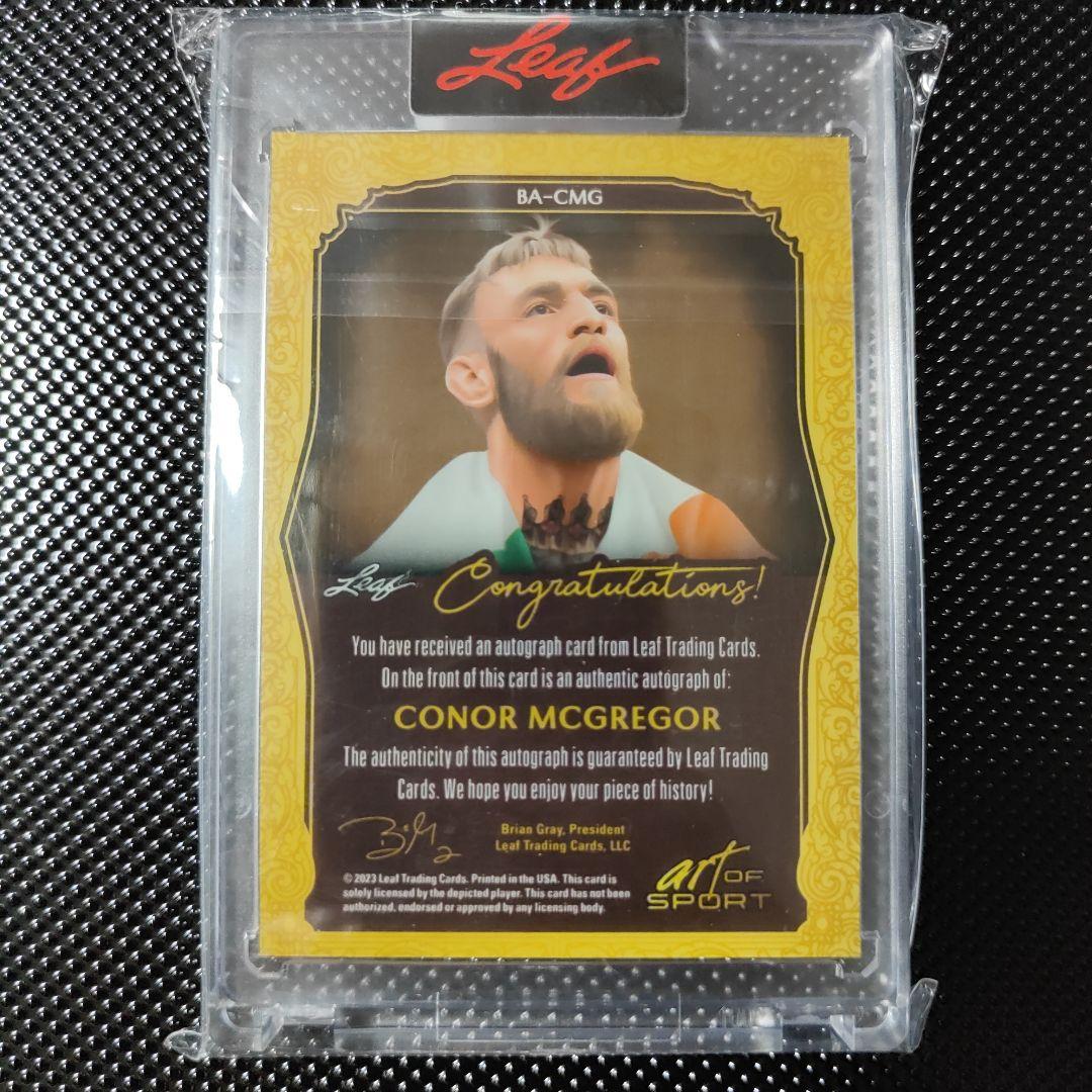 leaf art of sports ufc コナー・マクレガー サインカード - メルカリ
