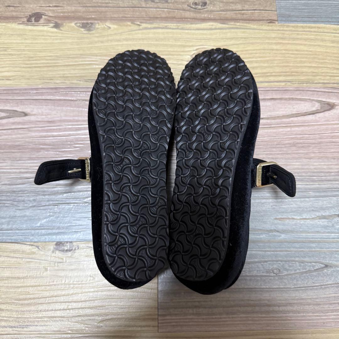 完売品新品 ビルケンシュトック サンタクラリタ ベルベット黒24.5cm(38