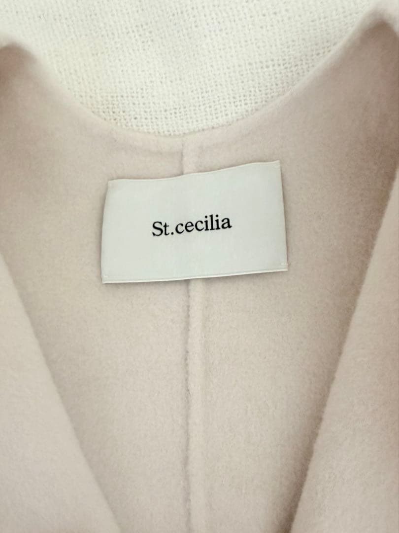 St.cecilia girlish リバーウールコート ピンク - メルカリ